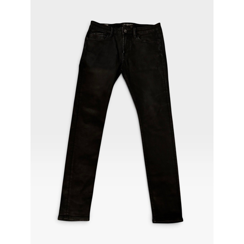 Cult of Individuality Men's 33x32 Black Punk Skinny Jeans XX Detail NWOT